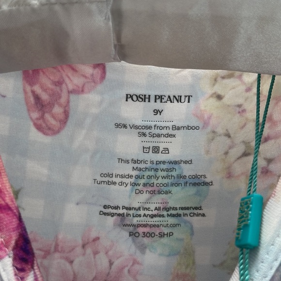 NWT Posh Peanut Ruffled Short Sleeve Ruffled Short Pajamas Set - Picture 5 of 7